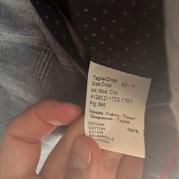 Sartoria Nardelli Grey Blue Plaid sports jacket blazer 52 / 42 tartan SuitSupply - Picture 6 of 10